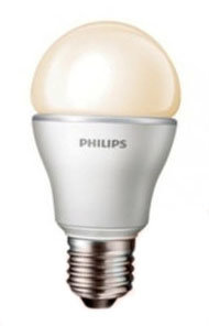 Philips MyVision LED Bulb E27 5W Flame Niet Dimbaar Beige Bol