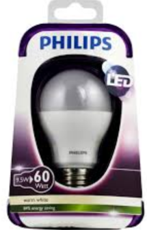 Philips LED Lamp Bulb lamp 9.5W (60W) E27 Warm Wit