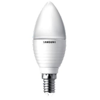 Samsung LED Lamp Kaars 5.2W (25W) E14 Warm Wit Dimbaar