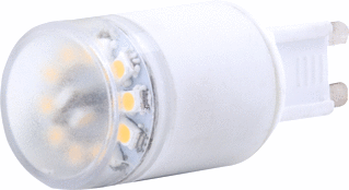 Interlight G9 LED lamp 2Watt 3000K 180°
