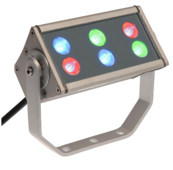 Tronix Floodlight  6 LED  beam 45°  24V  RGB 
