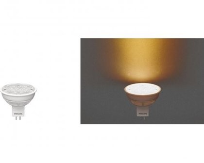 Philips LED spot 5W ( 30W ) - GU5.3 - niet dimbaar - 2700K - 36&deg;