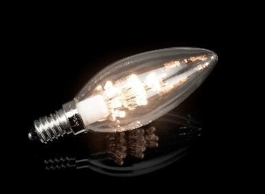 Kaarslamp Helder 0,9W E14 Warm Wit