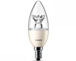 Philips LED LAMP kaars helder dimbaar 6 watt E14 (kleine fitting)