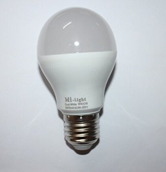 Milight RGBW 6W LED Light WiFi LED lamp  E27 WiFi LED lamp- iPhone and Android