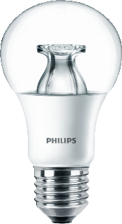 PHILIPS DIMTONE MASTER LED LAMP normaal 6W (40W) dimbaar van 2200K/3000K helder E27 (grote fitting) warm wit 