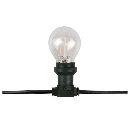 Showtec Belt Light E27, LED prik kabel IP44, 50m, zonder lampen
