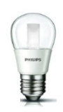 Philips LED LAMP kogel helder 4W (25W) E27 (grote fitting) warm wit led verlichting_