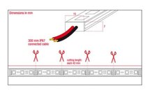 Artecta Havana Rigid CW-6000K  72x 0,24W koelwitte LED 24V 1M LED STRIP aluminium behuizing