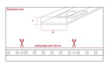 Artecta Havana Diamond CW-4000k 60 leds per meter 300 x 0,08W 24V 5M flexibele LED strip