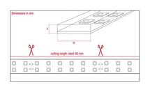 Artecta Havana Diamond CW-4000K 240 leds per meter 1200 x 0,08W 24V 5M flexibele LED strip