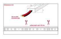 Artecta Havana Rigid WW-3000K 30 x 0,24W 24V 1M LED strip aluminium behuizing