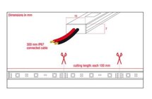 Artecta Havana Rigid CW-4000K 30x 0,24W 24V 1M LED strip aluminium behuizing