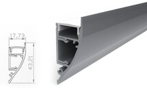 Tronix Flextape Channel  Aluminium led strip profiel 2 meter  Wall Light Surface