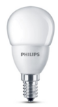 Philips LED lamp kogel mat 4W (30W) E14 warm wit niet dimbaar led verlichting
