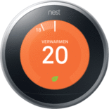 Google Nest Smart Learning Thermostat Gen3 Zilver