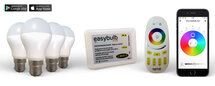4 Easybulb RGBW 6W WiFi  LED lamp Light Bulb   Remote Control