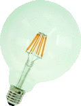 BAILEY LED Filament globe Lamp G125 E27 (grote fitting) 6W 2700K 360° niet dimbaar LED lamp GLOBE