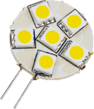 Bailey G4 LED capsule schijf 1,2Watt 6300K 