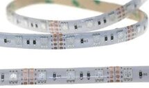 Outdoor LED strip flexibel enkele kleur 5 Meter warm wit 3000K 12V 14.4W per meter IP65 witte printplaat pcb