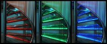 Outdoor LED strip flexibel multi colour 5 Meter RGB 12V 7,2W per meter IP65 witte printplaat