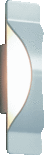 Lumiance Lumina WAVE LED 6W 2700K WIT professionele LED wand lamp LED Wandstraler armatuur