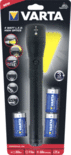 Varta LED ZAKLAMP 4Watt LED HIGH OPTICS incl 3X C baterijen  professionele LED zaklamp