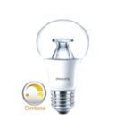 PHILIPS DIMTONE MASTER LED LAMP normaal 6W (40W) dimbaar van 2200K/3000K helder E27 (grote fitting) warm wit 