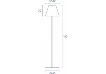 SLV by lagotronics ADEGAN antraciet/wit 1xE27 buiten vloer armatuur IP54