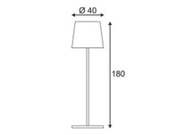 SLV by lagotronics ADEGAN antraciet/wit 1xE27 buiten vloer armatuur IP54
