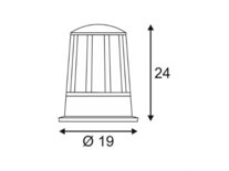 SLV by lagotronics CONE zilvergrijs 1xE27 buiten vloer armatuur outdoor