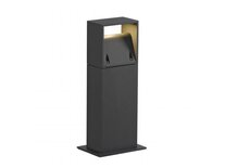 SLV by lagotronics LOGS 40 zilvergrijs/antraciet 1xLED 6Watt 3000K outdoor staande LED armatuur buiten IP44