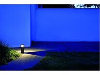 SLV by lagotronics LOGS 40 zilvergrijs/antraciet 1xLED 6Watt 3000K outdoor staande LED armatuur buiten IP44