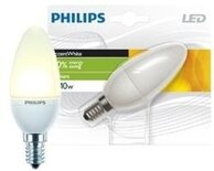 Philips accent white 2Watt (10Watt)  LED kaars lamp mat warm wit E14 (kleine fitting)