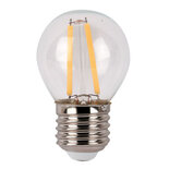 Showtec LED Bulb Clear WW filament led lamp kogel 3Watt 2700K 