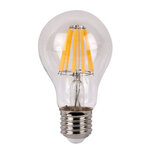 Showtec LED Bulb Clear WW filament led lamp peer 8Watt 2700K 