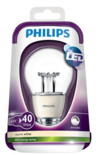 Philips LED LAMP BULB helder dimbaar 6W ( 40W ) E27 (grote fitting) warm wit led verlichting