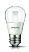 Philips LED LAMP kogel helder 4W (25W) E27 (grote fitting) warm wit led verlichting
